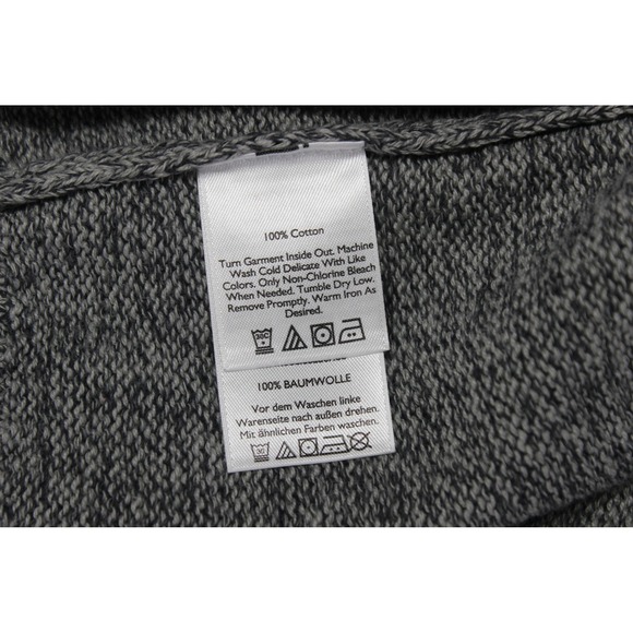 Eddie Bauer Crew Neck Sweater Men's XL Heather Gray Tight Knit Casual - Picture 9 of 11